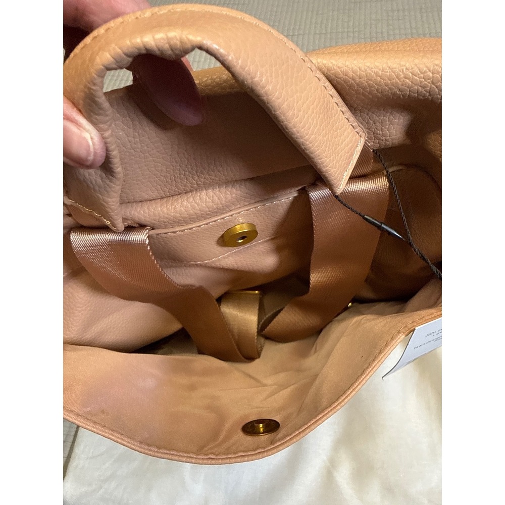 Fawn Design The Original Diaper Bag Warm Blush Vegan Leather Backpack NEW Unisex - Picture 11 of 12